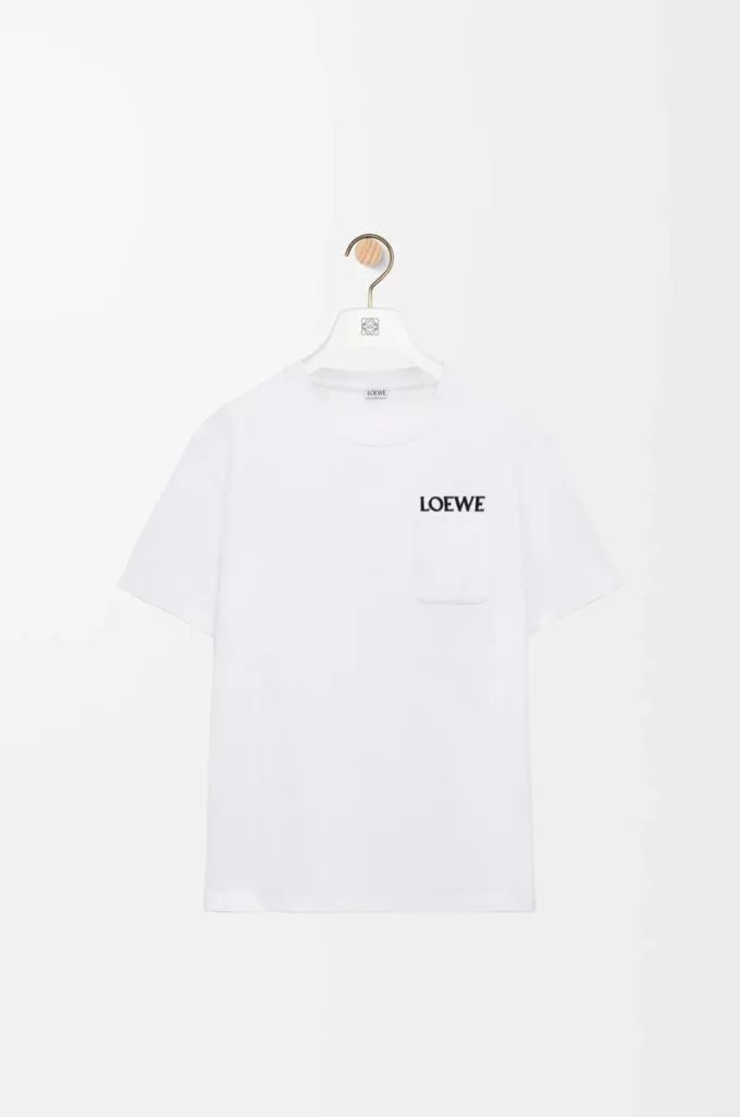 Relaxed fit T-shirt in cotton White Relaxed fit T-shirt in cotton White