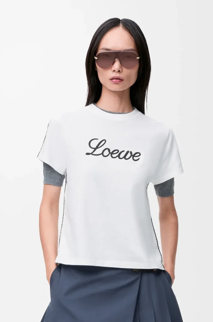 Relaxed fit t-shirt in cotton White Relaxed fit t-shirt in cotton White