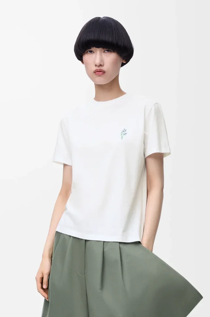Relaxed fit t-shirt in cotton White Relaxed fit t-shirt in cotton White