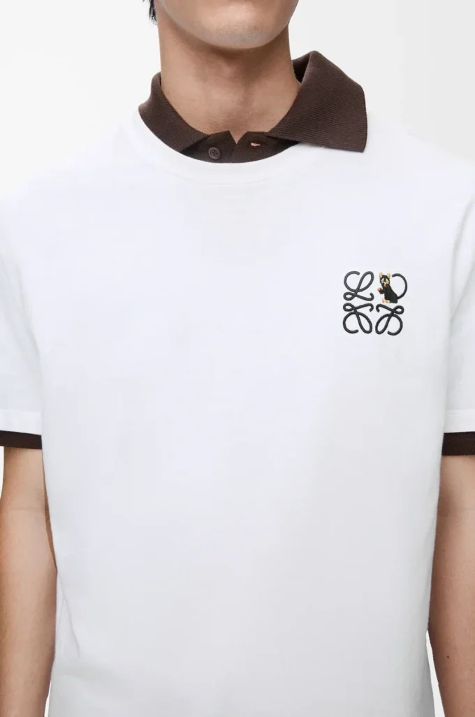 Relaxed fit T-shirt in cotton White Relaxed fit T-shirt in cotton White