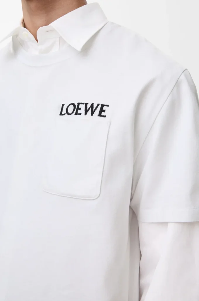 Relaxed fit T-shirt in cotton White Relaxed fit T-shirt in cotton White