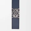 Reversible Anagram belt in smooth calfskin Ocean/Black/Palladium Reversible Anagram belt in smooth calfskin Ocean/Black/Palladium