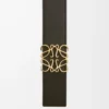Reversible Anagram belt in smooth calfskin Tan/Black/Gold Reversible Anagram belt in smooth calfskin Tan/Black/Gold
