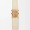 Reversible Anagram belt in smooth calfskin Warm Desert/Light Oat/Bronze Reversible Anagram belt in smooth calfskin Warm Desert/Light Oat/Bronze