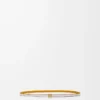 Reversible Anagram cube belt in smooth calfskin Soft White/Sunflower /Gold Reversible Anagram cube belt in smooth calfskin Soft White/Sunflower /Gold