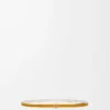 Reversible Anagram cube belt in smooth calfskin Soft White/Sunflower /Gold Reversible Anagram cube belt in smooth calfskin Soft White/Sunflower /Gold