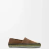 Rio slipper in suede and raffia Brown Rio slipper in suede and raffia Brown