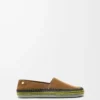 Rio slipper in suede and raffia Brown Rio slipper in suede and raffia Brown