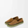 Rio slipper in suede and raffia Brown Rio slipper in suede and raffia Brown