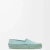 Rio slipper in suede and raffia Light Blue Rio slipper in suede and raffia Light Blue