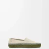 Rio slipper in suede and raffia Light Grey Rio slipper in suede and raffia Light Grey