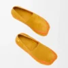 Rio slipper in suede and raffia Orange Rio slipper in suede and raffia Orange