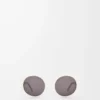 Round Slim sunglasses White/Ivory