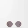 Round Slim sunglasses White/Ivory