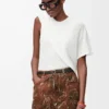Rounded soft belt in classic calfskin Black Rounded soft belt in classic calfskin Black