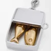 Sardine box charm Silver/Gold Sardine box charm Silver/Gold