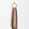 Scarf in alpaca and wool blend Beige/Multicolor Scarf in alpaca and wool blend Beige/Multicolor