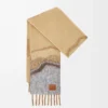 Scarf in alpaca and wool blend Camel/Multicolor Scarf in alpaca and wool blend Camel/Multicolor