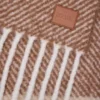 Scarf in alpaca and wool blend Mocha/Beige Scarf in alpaca and wool blend Mocha/Beige