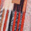 Scarf in alpaca and wool blend Orange/Blue Scarf in alpaca and wool blend Orange/Blue