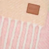 Scarf in alpaca and wool blend Peach/Matcha/Pink Scarf in alpaca and wool blend Peach/Matcha/Pink