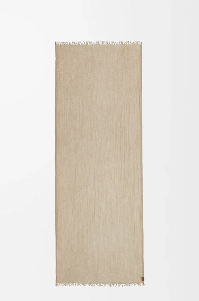 Scarf in cashmere Beige Scarf in cashmere Beige