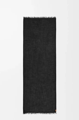Scarf in cashmere Black