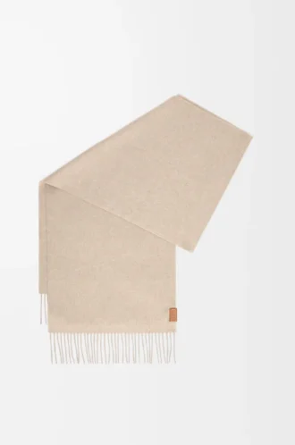 Scarf in cashmere Light Beige
