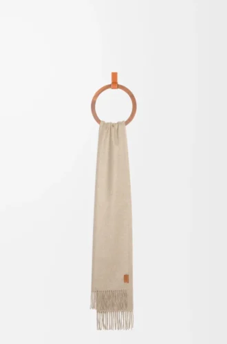 Scarf in cashmere Light Beige