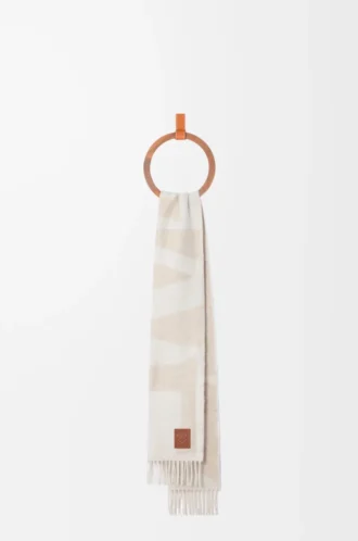 Scarf in cashmere Light Beige/Beige