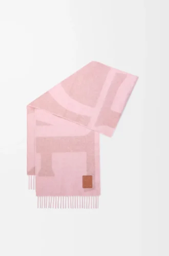 Scarf in cashmere Light Pink/Pink