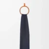 Scarf in cashmere Navy Blue Scarf in cashmere Navy Blue