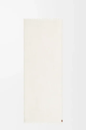 Scarf in cashmere White Scarf in cashmere White