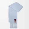 Scarf in mohair and wool blend Baby Blue Scarf in mohair and wool blend Baby Blue