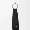 Scarf in mohair and wool blend Black Scarf in mohair and wool blend Black