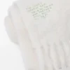 Scarf in mohair and wool blend White Scarf in mohair and wool blend White