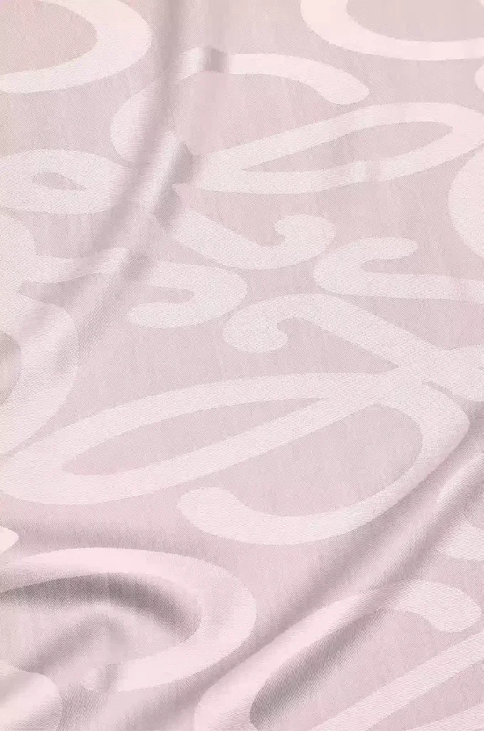 Scarf in silk and wool Icy Pink Scarf in silk and wool Icy Pink