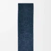 Scarf in silk and wool Navy Blue