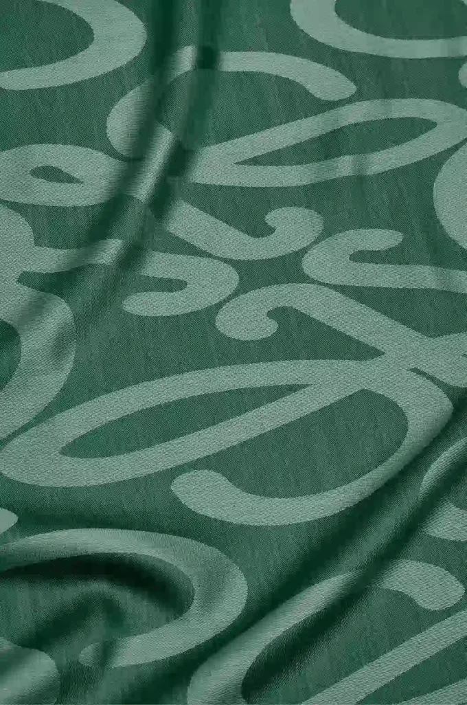 Scarf in silk and wool Vetiver Scarf in silk and wool Vetiver