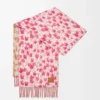 Scarf in wool and alpaca blend Pink/Multicolor Scarf in wool and alpaca blend Pink/Multicolor