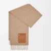Scarf in wool and cashmere Beige Scarf in wool and cashmere Beige