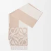 Scarf in wool and cashmere Beige/Ecru Scarf in wool and cashmere Beige/Ecru