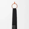 Scarf in wool and cashmere Black Scarf in wool and cashmere Black