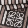Scarf in wool and cashmere Dark Coffee Scarf in wool and cashmere Dark Coffee