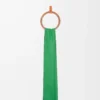 Scarf in wool and cashmere Dark Green/Green