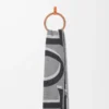 Scarf in wool and cashmere Light Grey/Grey Scarf in wool and cashmere Light Grey/Grey