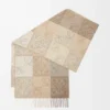 Scarf in wool and cashmere White/Beige Scarf in wool and cashmere White/Beige