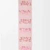 Scarf in wool, silk and cashmere blend Pink Multitone Scarf in wool, silk and cashmere blend Pink Multitone