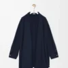 Scarf shirt in silk Navy Blue Scarf shirt in silk Navy Blue