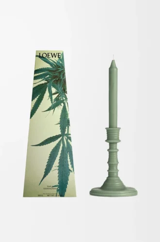 Scent of Marihuana wax candleholder Dark Green